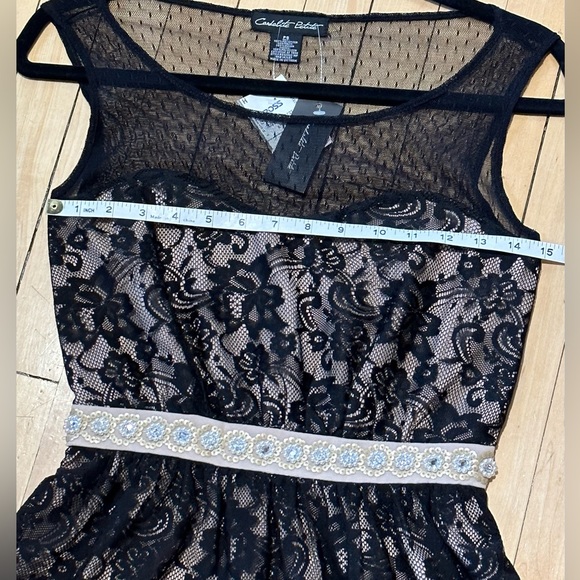Candalite Petite Lace Dress Size Small - Picture 7 of 9